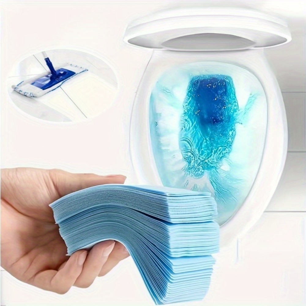 30/100pcs, Floor Cleaning Sheet, Toilet Cleaning Tablets, Mopping Floor, Wood Floor Tile, Toilet Cleaner, Toilet Bowl Stain Removal