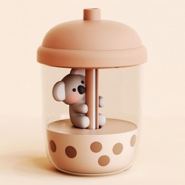 Portable Koala Humidifier with USB Charging - Cute Pet Figurine for Desktop - Moisturizes Air and Enhances Mood