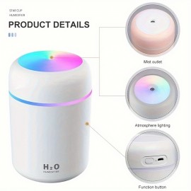 10.14oz Colorful Humidifier For Home Office