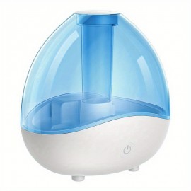 50.72oz Large Capacity Clear Water Tank Humidifier, 360 Degree Nozzle Portable Cool Mist USB 7 Colors Glow-in-the-Dark Ultrasonic H2o Air Humidifier Aromather