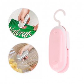 1pc Portable Mini Food Sealer - 2 in 1 Heat Sealer and Bag Sealing Machine for Kitchen - Vacuum Sealer for Handheld Packaging - Battery-Free