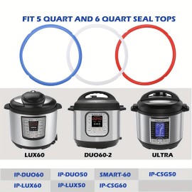 1 pc Durable Silicone Sealing Ring for 6 Qt Instapot - Perfect Replacement Gasket Seal for Ip Programmable Pressure Cooker - Insta-pot Accessories for 5qt & 6qt Models - Ensures Safe and Efficient Cooking