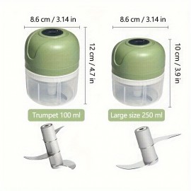 Home Garlic Masher Meat Grinder Cooking Blender Mini Children's Supplement Machine Small Electric Garlic Masher Garlic Machine.