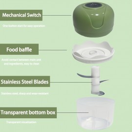 Home Garlic Masher Meat Grinder Cooking Blender Mini Children's Supplement Machine Small Electric Garlic Masher Garlic Machine.