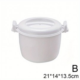 Microwave Rice Cooker Steamer Pot Pastamaker Oven Veggie Cookware Cooking Soup Pressure Pots Bowl Micro Vegetable Container