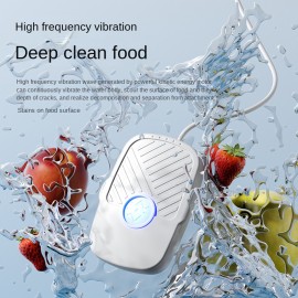 Fruit And Vegetable Cleaning Device High Frequency Vibration Multifunctional Washing Machine 1usb Portable Fruit And Vegetable Purifier