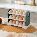 Egg Storage Box, Refrigerator Side Door Storage Rack Household Reversible Egg Box Kitchen Storage Box, For Egg Preservation