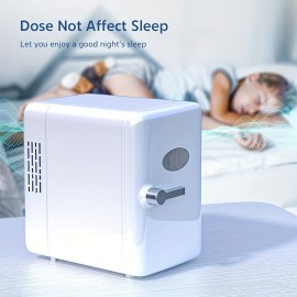 Portable Mini Fridge - 1.06gal/6 Can Cooler & Warmer - Perfect For Skincare, Beverage, Home, Office & Car - Great Gift Idea!