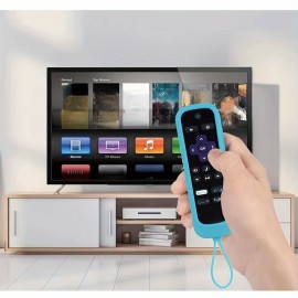 Remote Control Protective Sleeve TCL Rock Remote Control Silicone Case Protective Sleeve Anti Drop TV Suitable For TCL Roku RC280TV Night Light Soft Silicone Dirt Resistant TV Remote Control Protective Sleeve