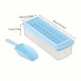 Quick Freeze 33-Grid Ice Cube Mold Tray for Perfectly Chilled Drinks and Delicious Pastry Popsicles