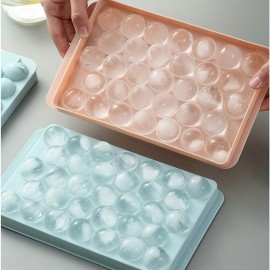 Plastic Material Ice Cube Mold, Ice Making Molds, Frozen Ice Molds, Can Make 33 Ice Balls At A Time, DIY Ice Cold For Drinks, Suitable For Bars, Home