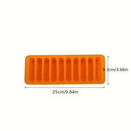 Rectangular Ice Cube Mold for Baking and Chocolate Bars - Easy Finger Biscuit Shaping Tool