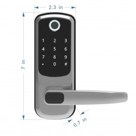 Storage Memory Function  Safely Keyless Entry Door Lock, Keypad Door Lock, Keyless Door Lock, Fingerprint Door Lock, Biometric Door Lock, Keypad Entry Door Lock, Passcode Code Door Lock, Digital Smart Door Lock (Smart Lock)