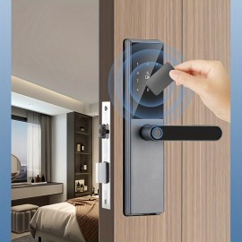 WAFU TT Lock Fingerprint Smart Door Lock Biometric Digital Electric Hotel Door Lock For Home Hotel Office