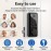 1pc BULIST-Fingerprint Door Lock, Keyless Entry Door Lock With Keypad, Electronic Deadbolt Keyed Entry, Front Door Lock, Backlit Button, Easy Installation And Program With Voice Prompt