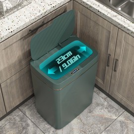Smart Automatic Induction Trash Can - Keep Your Home Smelling Fresh & Clean With Battery-Powered Lid!